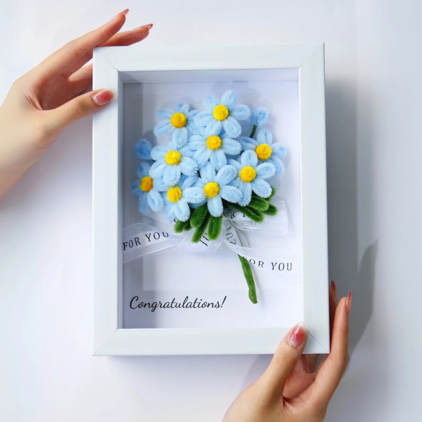 Blue Daisy Flower Frame