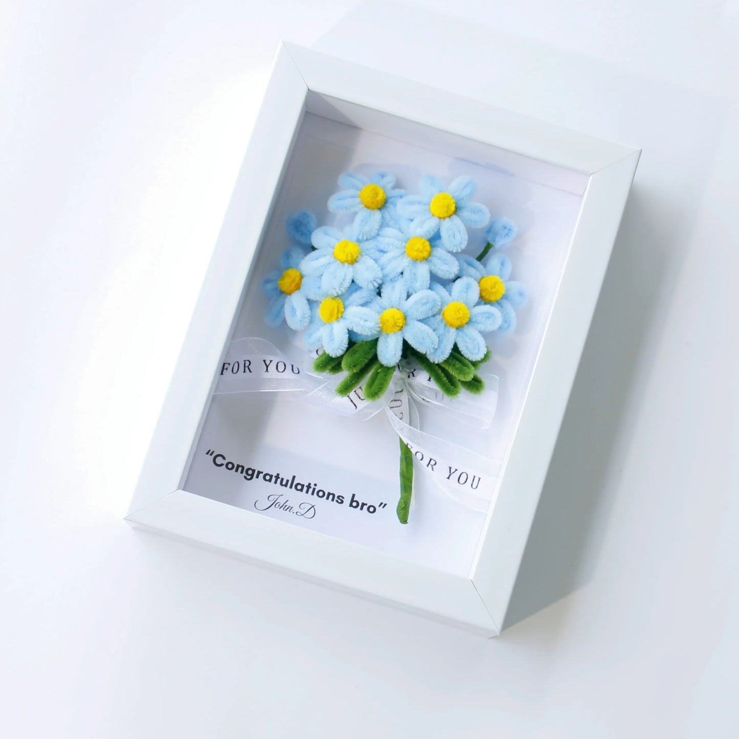 Blue Daisy Flower Frame