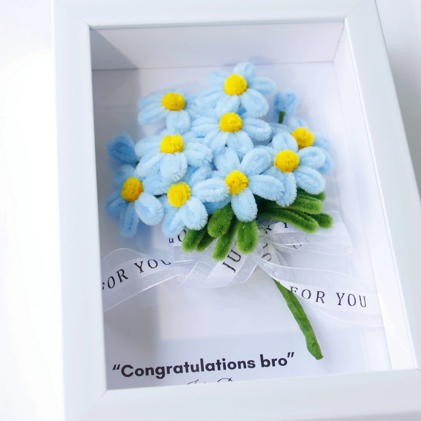Blue Daisy Flower Frame