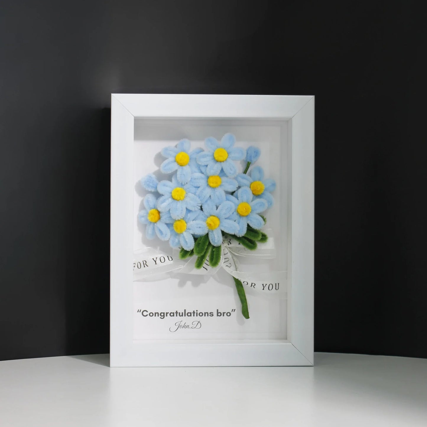 Blue Daisy Flower Frame