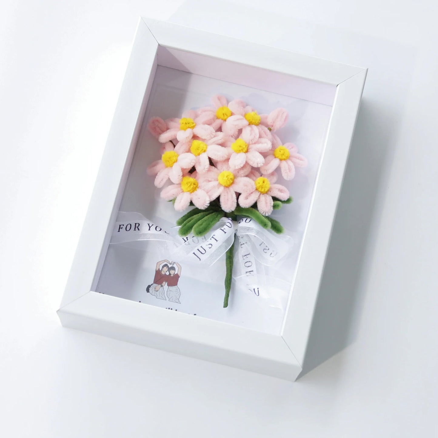 Pink Daisy Flower Frame